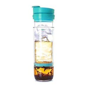 David's Tea Iced Tea Press Travel Mug Tumbler Infuser